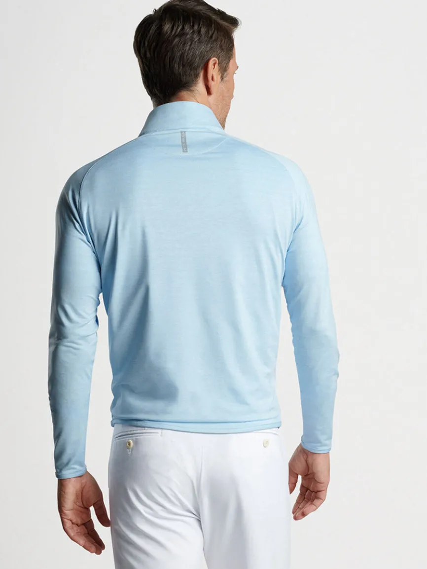 Peter Millar Stealth Performance Quarter-Zip in Blue Frost