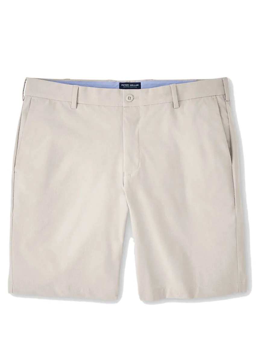Peter Millar Surge Performance Short in Oatmeal