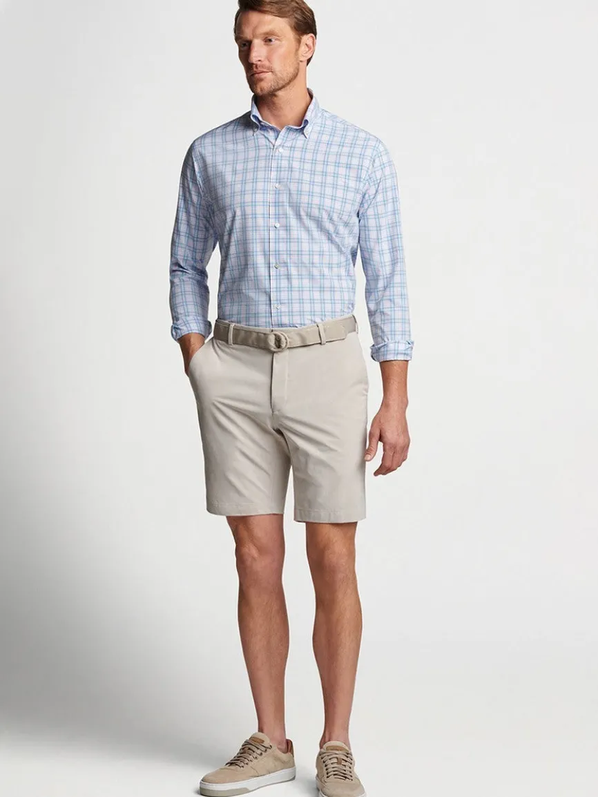 Peter Millar Surge Performance Short in Oatmeal