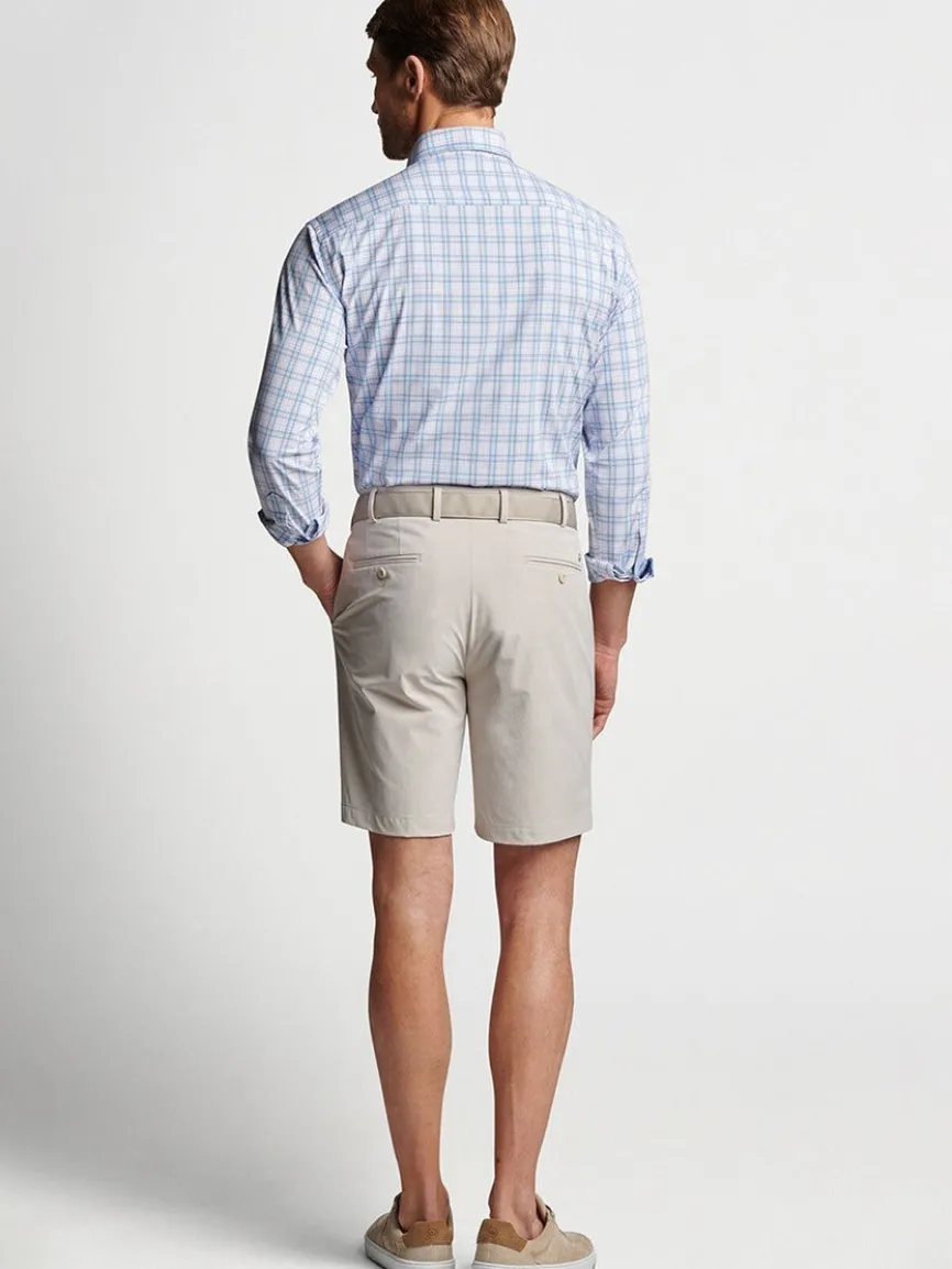 Peter Millar Surge Performance Short in Oatmeal
