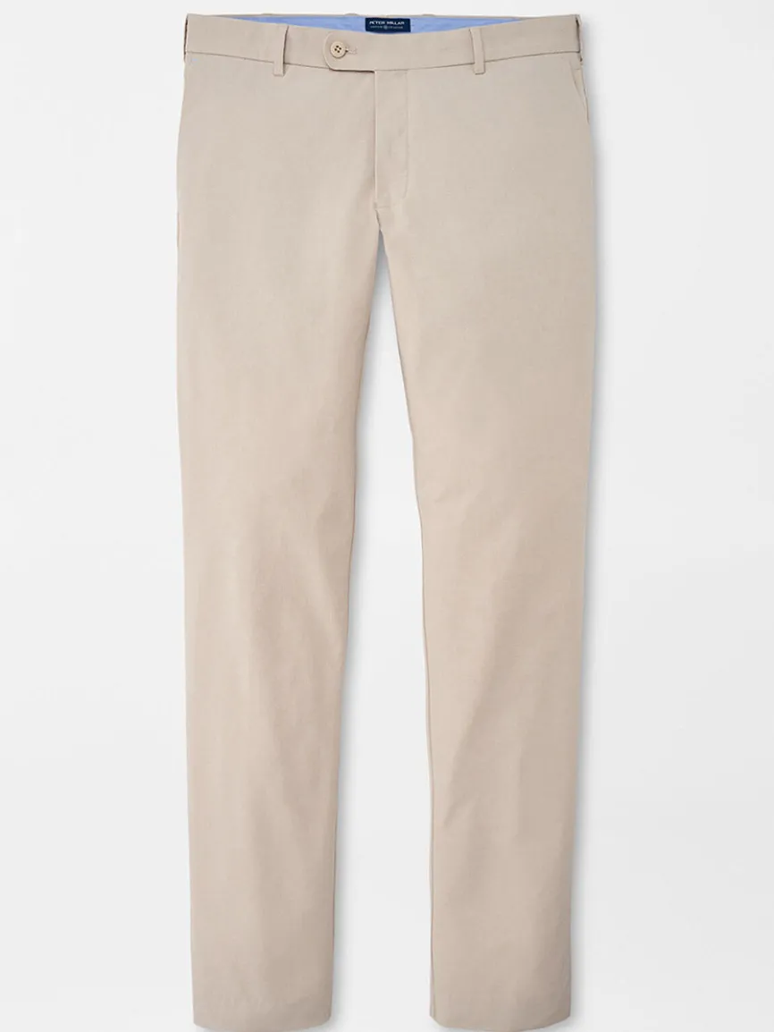 Peter Millar Surge Performance Trouser in Oatmeal
