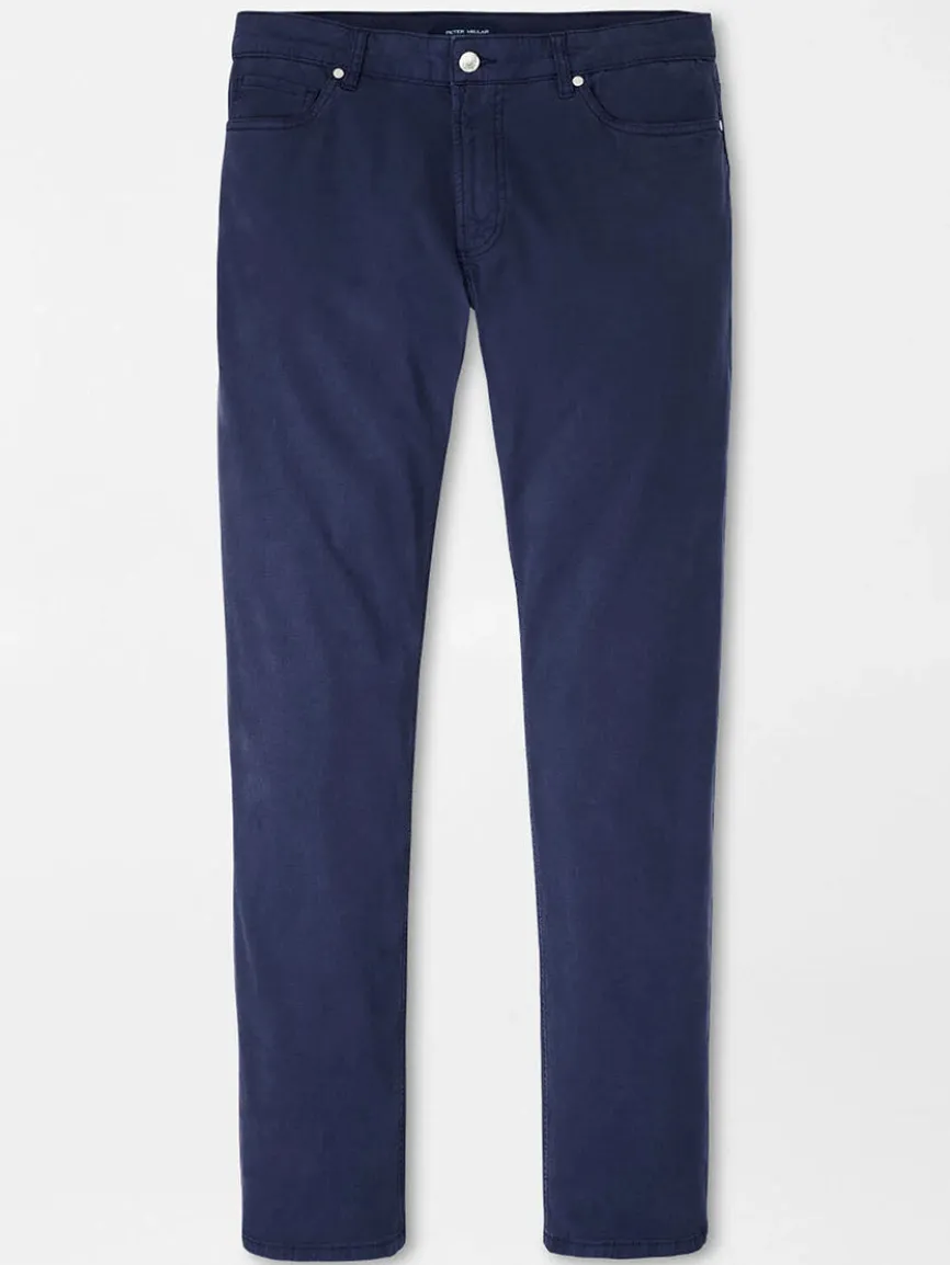 Peter Millar Wayfare Five-Pocket Pant in Navy