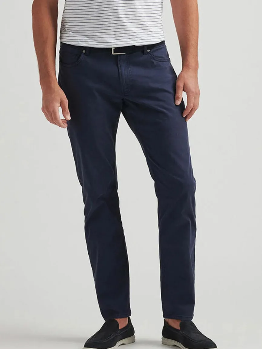 Peter Millar Wayfare Five-Pocket Pant in Navy