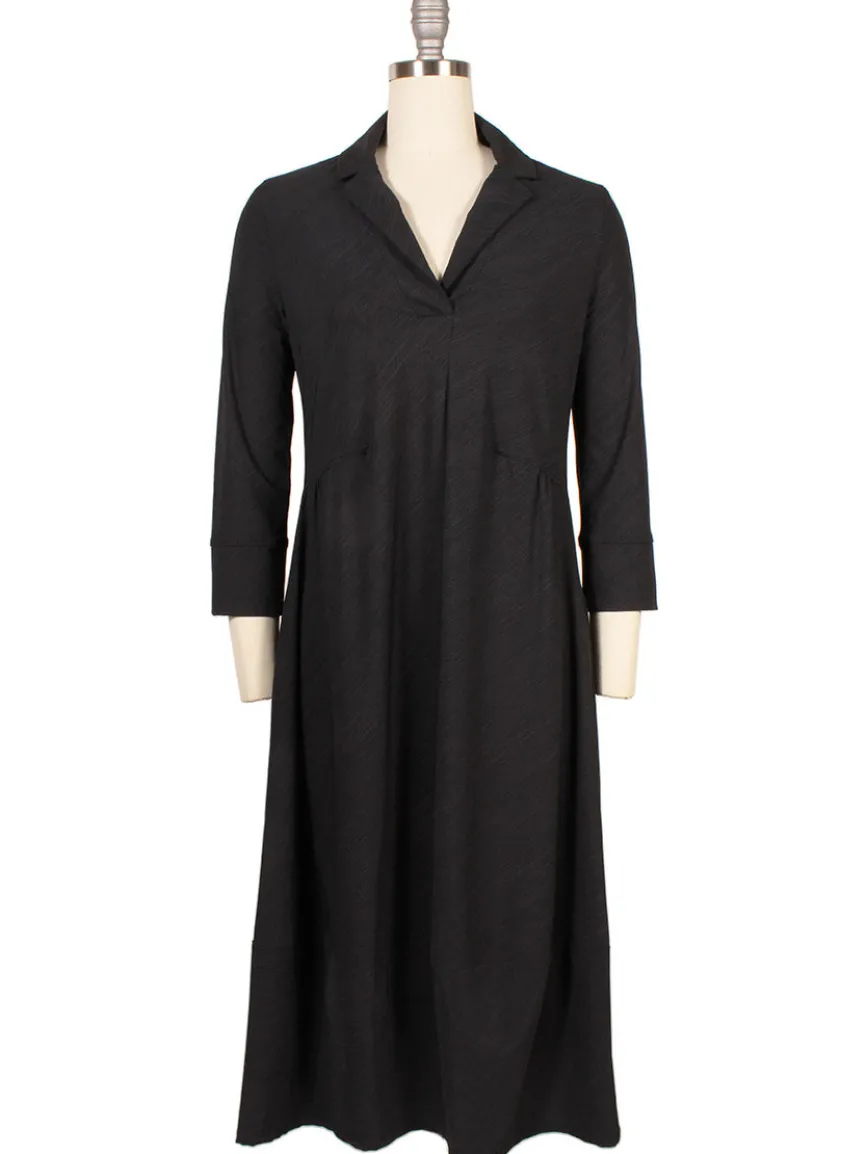 Porto Flavia Dress in Smoke Reggio