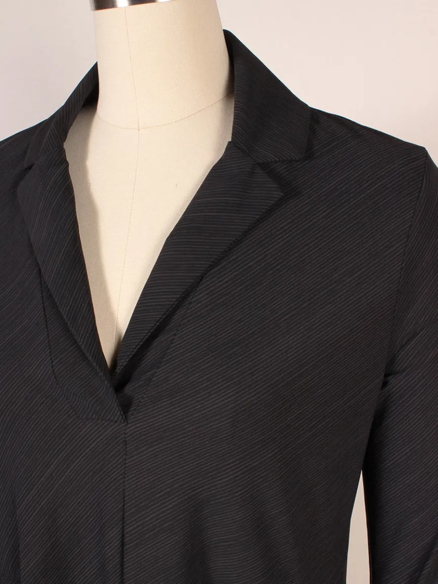 Porto Flavia Dress in Smoke Reggio