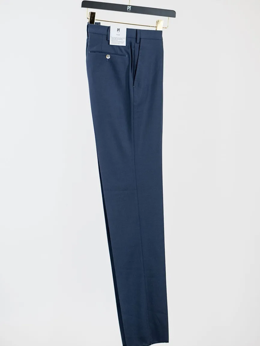 PT01 Travel Wool Performance Trousers in Cadet Blue