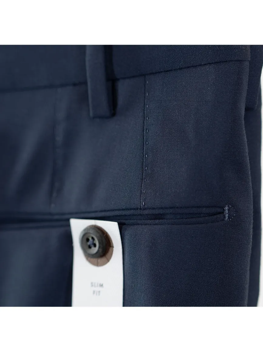 PT01 Travel Wool Performance Trousers in Cadet Blue