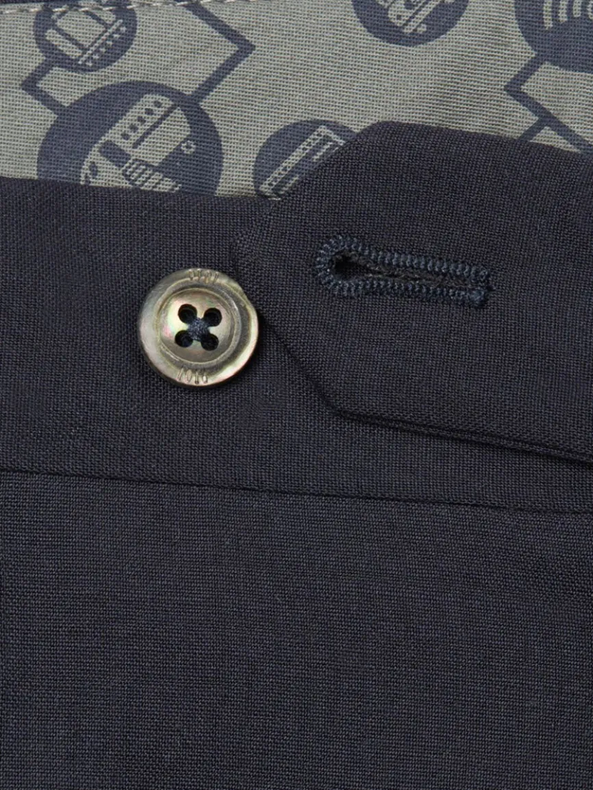 PT01 Travel Wool Performance Trousers in Black