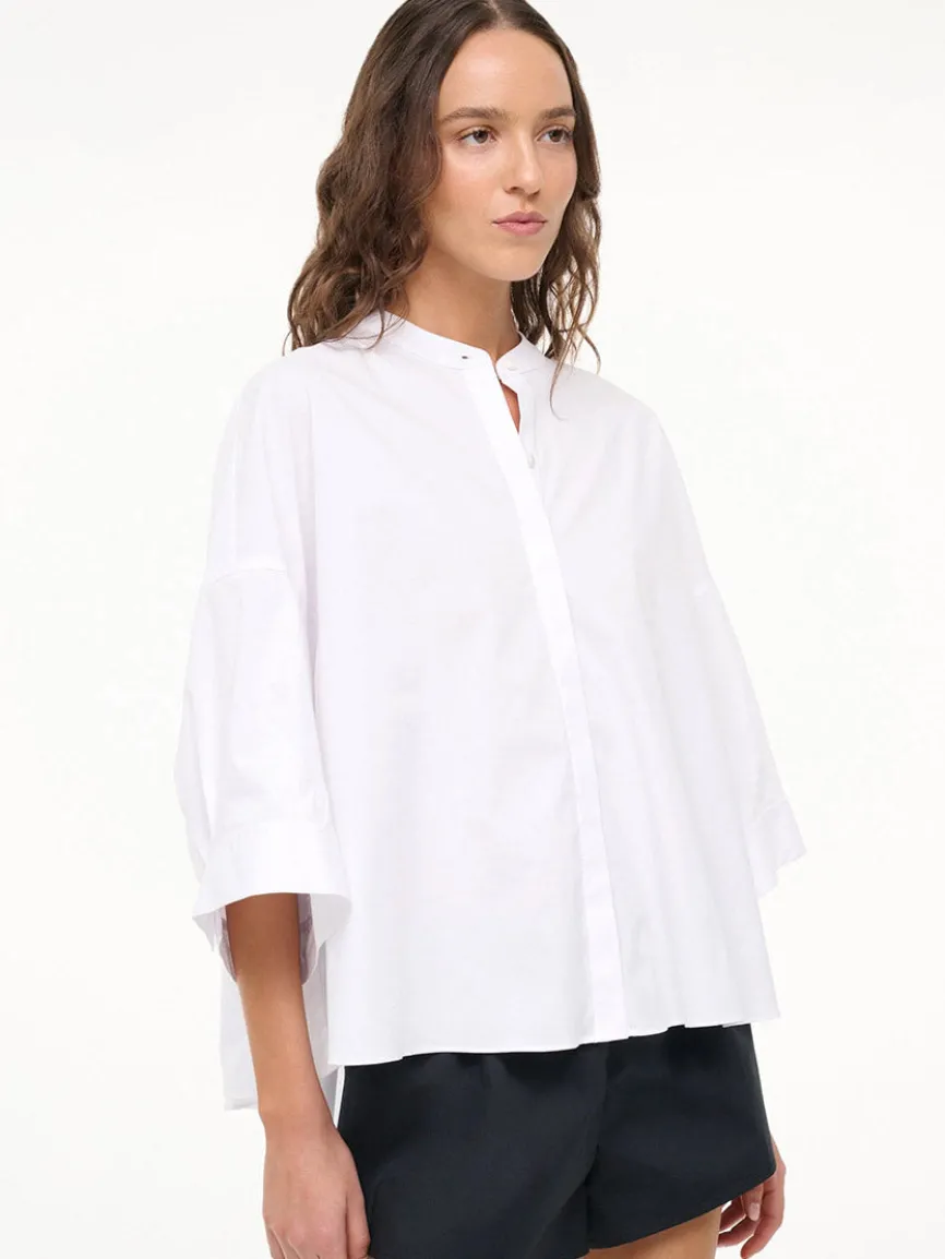 STAUD Enzo Top in White