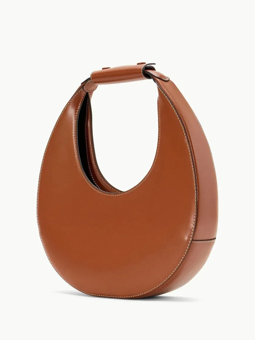STAUD Moon Tote Bag in Tan