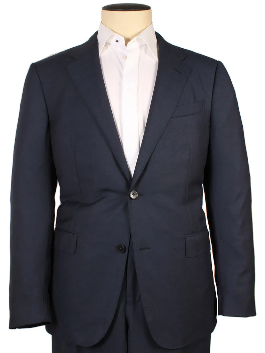 Zegna Dark Avio Blue Check Trofeo™ Wool Suit