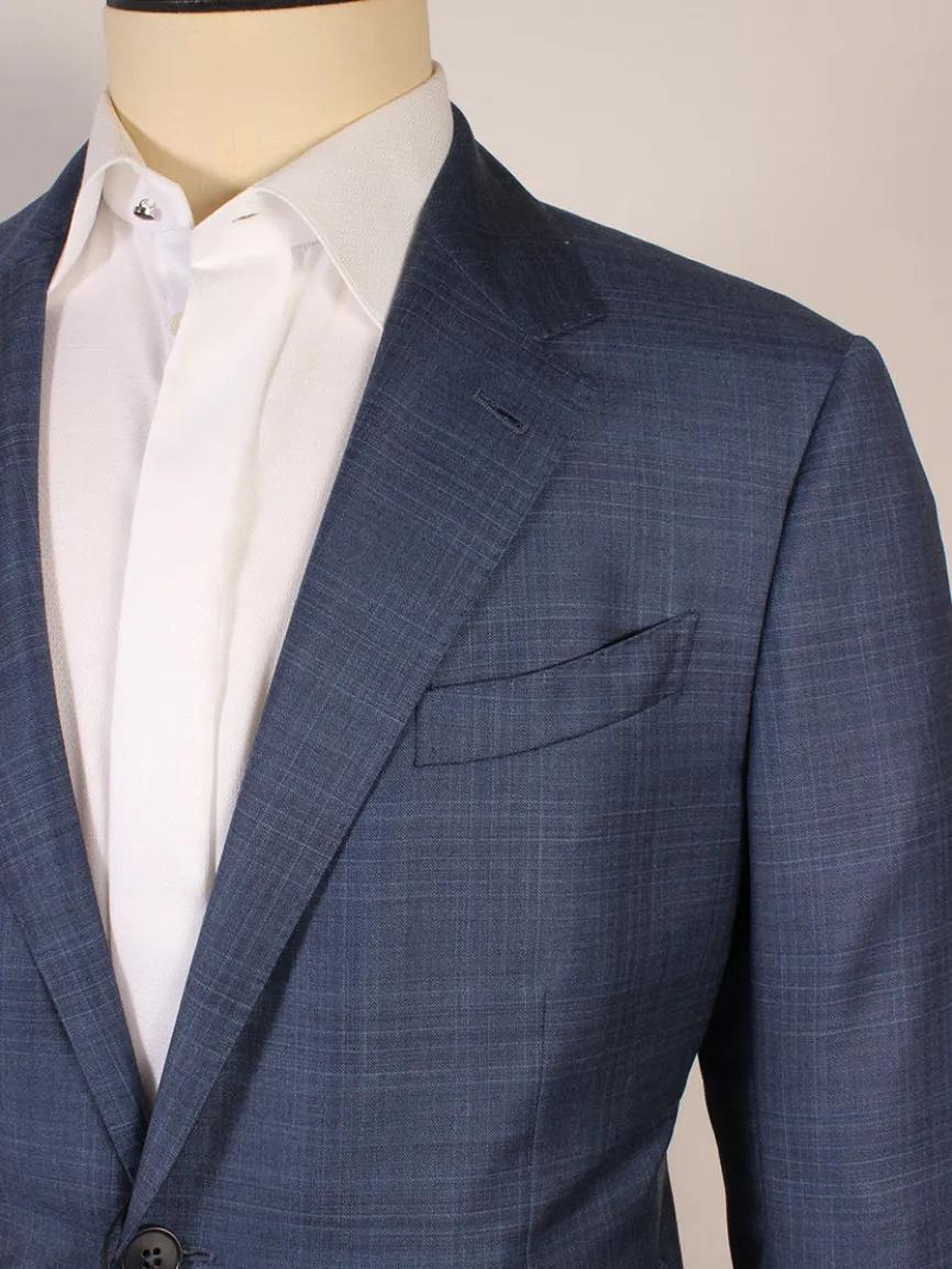 Zegna High Performance Bright Blue Suit