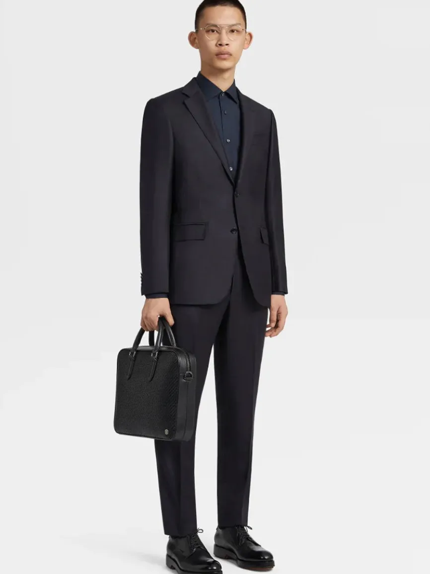 Zegna Navy Blue Milano Trofeo™ Wool Suit