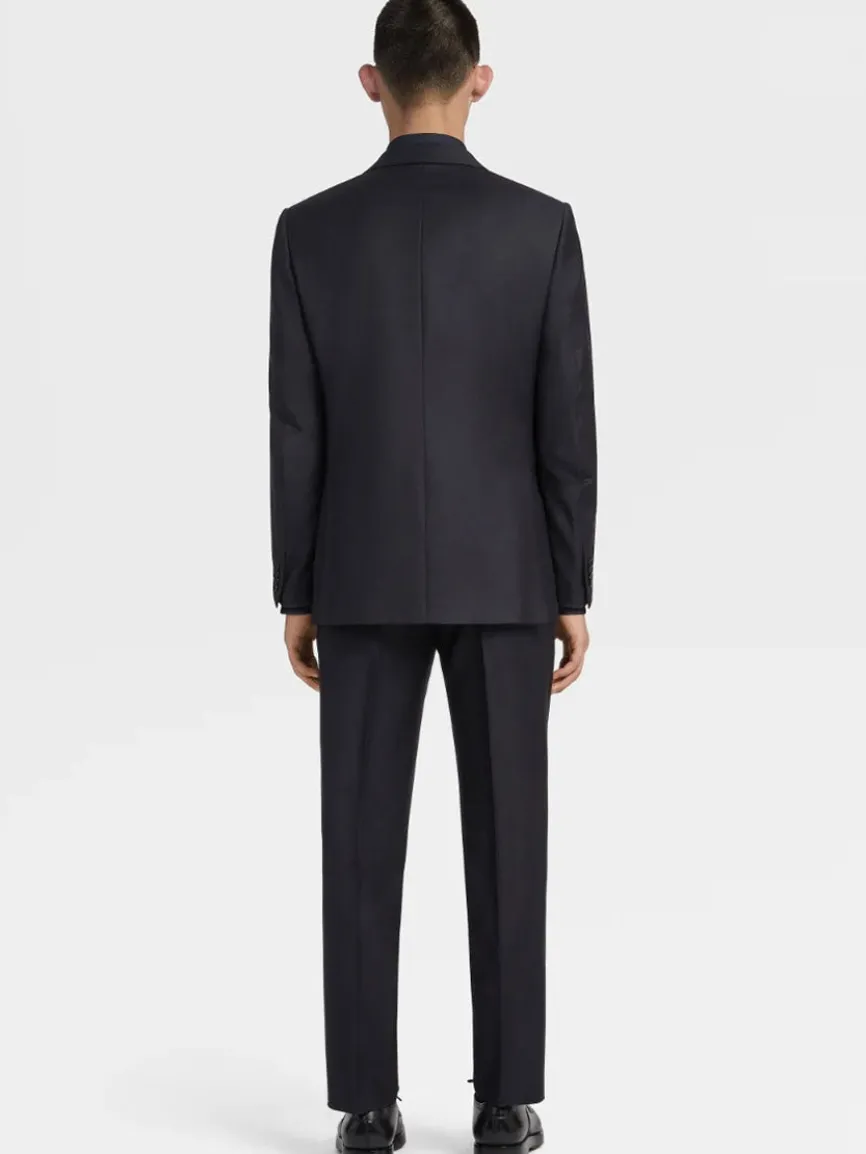 Zegna Navy Blue Milano Trofeo™ Wool Suit
