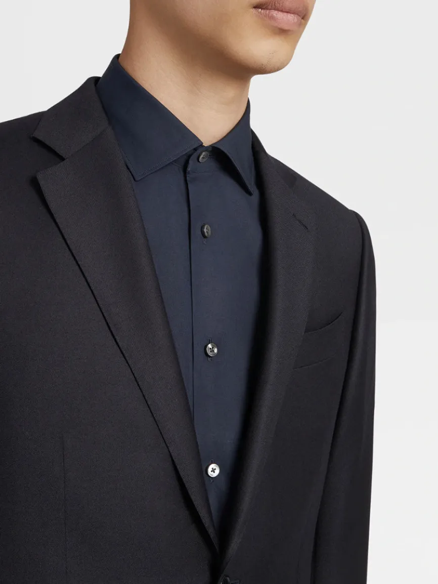 Zegna Navy Blue Milano Trofeo™ Wool Suit