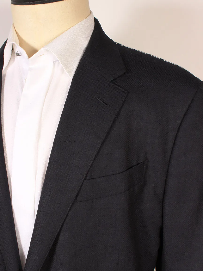 Zegna Navy Trofeo Comfort Wool Blazer